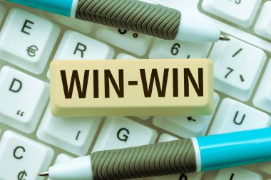 İlham kaynağı gösteren metin Kazanan Kazanan ve her iki taraf için İş Fikri Stratejisi Müzakere Anlaşması 'nın faydalarını elde ediyor