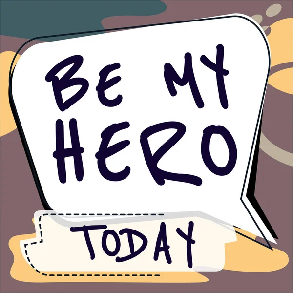Text Showing Inspiration Hero Conceptual Photo Request Someone Get Some — Stockfoto