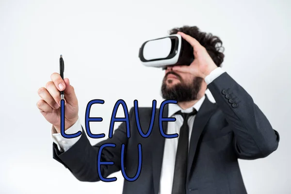 Handwriting Text Leave Concept Meaning Act Person Leave Country Belongs — Stock Photo, Image