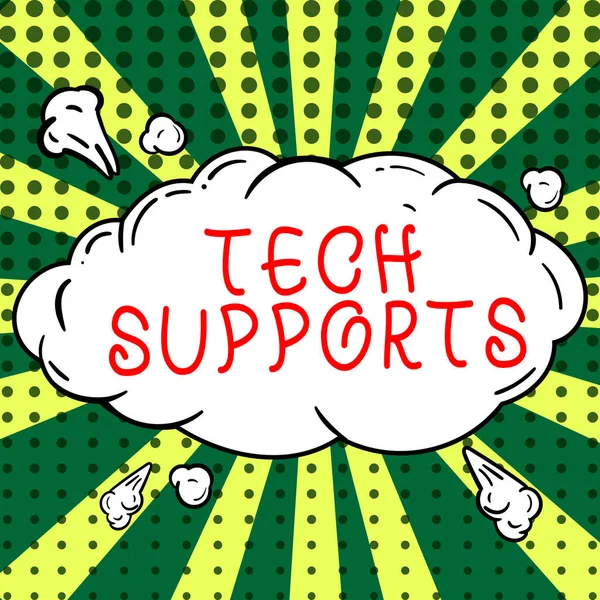 Zarejestruj Wyświetlanie Wsparcie Techniczne Słowo Pomoc Udzieloną Przez Technika Online — Zdjęcie stockowe