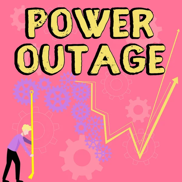 Text Showing Inspiration Power Outage Word Written Ability Influence Peers — Stock Photo, Image