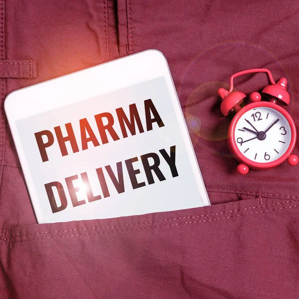Text Caption Presenting Pharma Delivery Business Showcase Getting Your Prescriptions — Stock Photo, Image