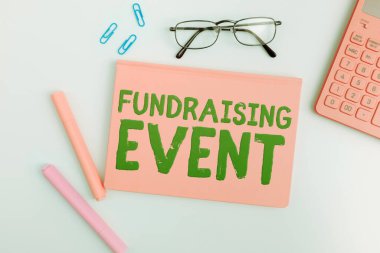 Hand writing sign Fundraising Event, Business overview campaign whose purpose is to raise money for a cause