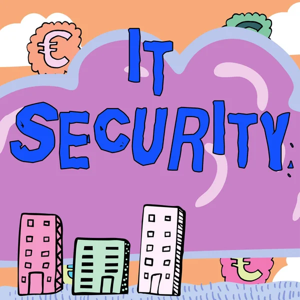 Writing Displaying Text Security Business Concept Protection Internet Connected Systems — 스톡 사진