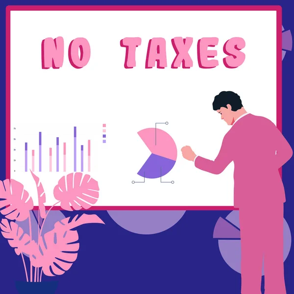 Sign Displaying Taxes Business Concept Certain Types Goods Financial Securities — Fotografia de Stock