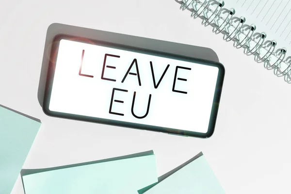 Handwriting Text Leave Business Approach Act Person Leave Country Belongs — Stock Photo, Image