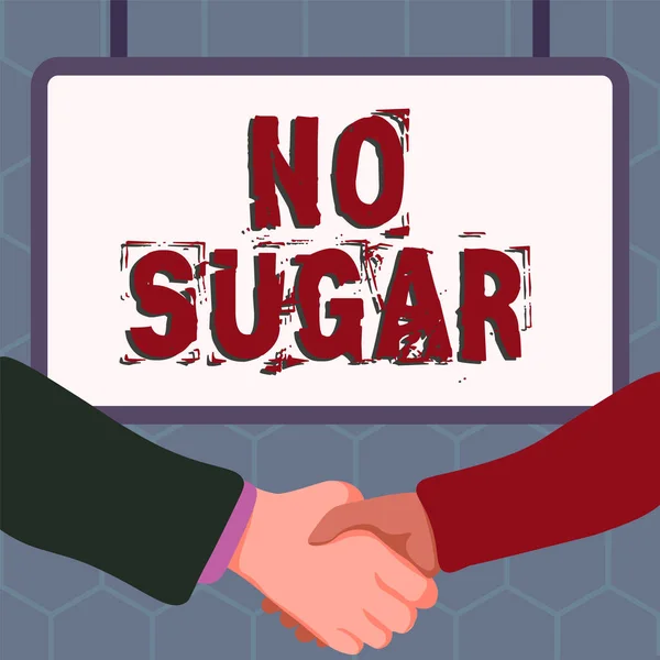 Conceptual Caption Sugar Business Idea Has Been Left Replaced Artificial — Stock fotografie