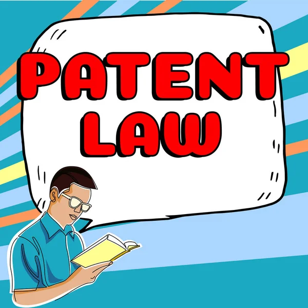 Inspiration Showing Sign Patent Law Business Showcase Deals Inventors Exclusive — 스톡 사진