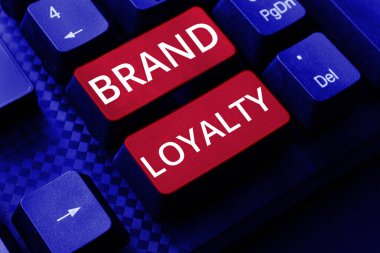 Brand Sadakatini gösteren imza, Sözcük Satın Alma Üzerine Yazıldı Büyükelçi Favori Güvenilir