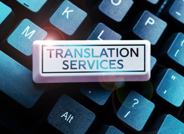 El yazısı metin çeviri hizmetleri, insanlara konuşma tercümesi sağlayan iş yaklaşımı organizasyonu