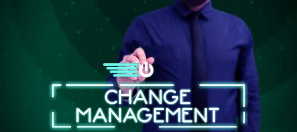 Teksten Weergeven Change Management Business Concept Vervanging Van Leiderschap Een — Stockfoto