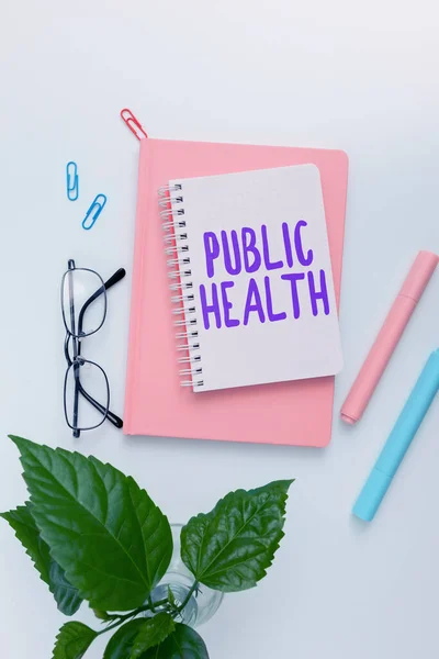 Εννοιολογική Απεικόνιση Δημόσια Υγεία Επιχειρηματική Προσέγγιση Προώθηση Υγιεινού Τρόπου Ζωής — Φωτογραφία Αρχείου