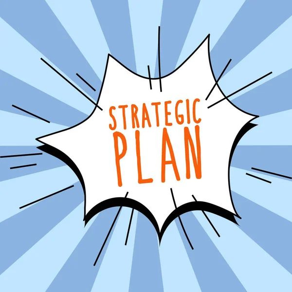 Inspiration Signe Plan Stratégique Internet Concept Processus Définition Stratégie Prise — Photo