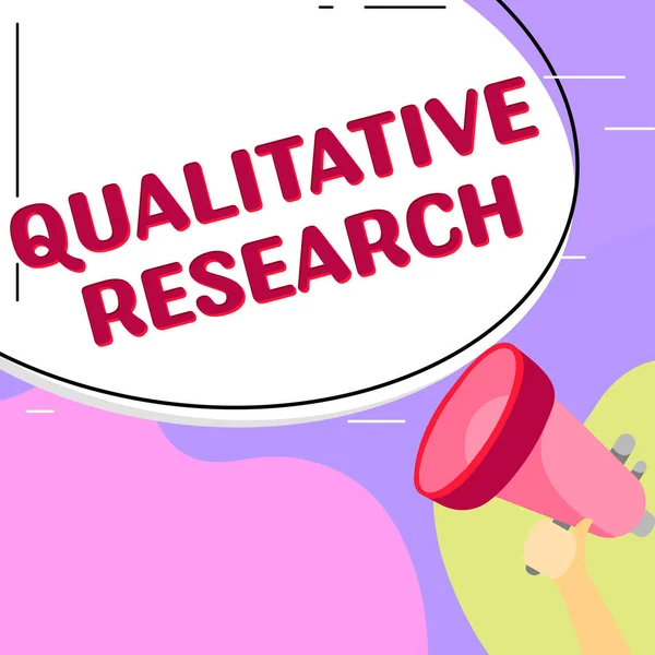 Writing Displaying Text Qualitative Research Business Idea Certified Perform Job — Zdjęcie stockowe