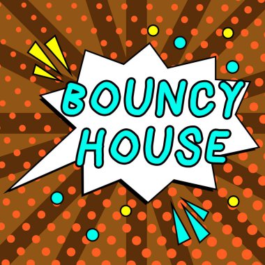 Zıplama Evi 'ni gösteren imza, iş fikri otomatikleştirilmiş program İnternet Yapay Zeka üzerinden çalışıyor.