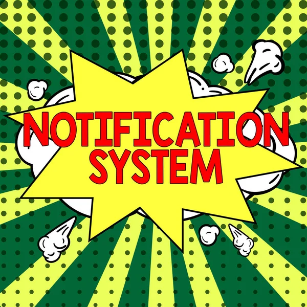 Teksten Weergeven Notification System Business Idee Vergeet Niet Verbonden Zijn — Stockfoto