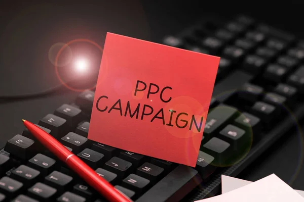 Conceptual display Ppc Campaign, Business showcase use PPC in order to promote their products and services