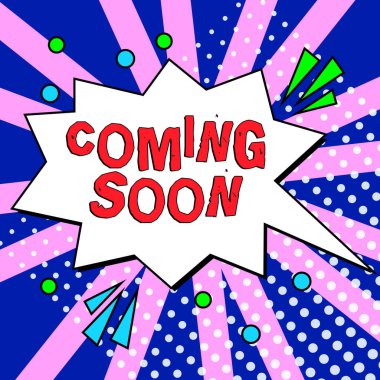 Kısa bir süre içinde bir iş fikrinin ortaya çıkacağını gösteren bir metin yazısı.