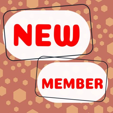 El yazısı tabelası Yeni Üye, İnternet Kavramı Yeni Çocuk Doğumu Şirketi veya ekibine eleman alımı