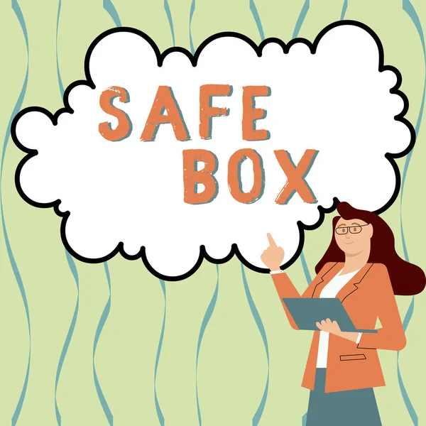 Text Showing Inspiration Safe Box Business Overview Small Structure You — Zdjęcie stockowe