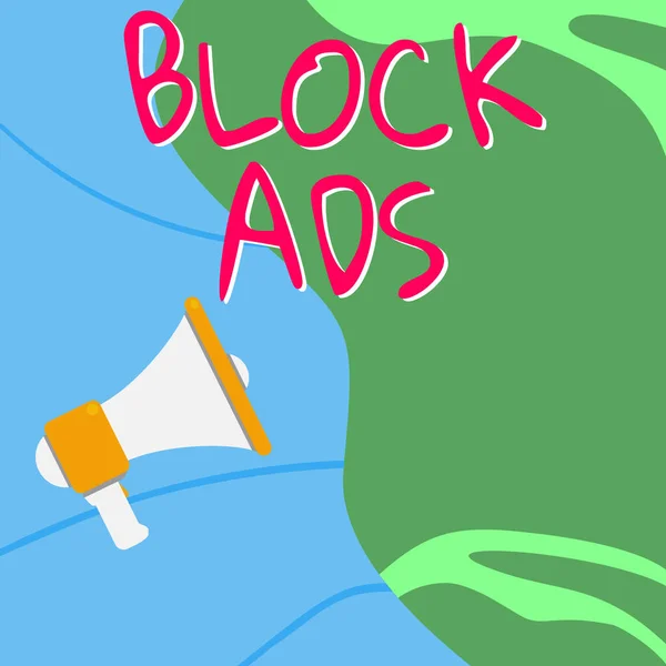 Conceptual Display Block Ads Word Written Program Remove Different Kinds — Fotografia de Stock