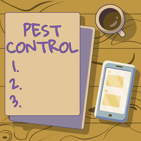 Conceptual Caption Pest Control Business Showcase Killing Destructive Insects Attacks — 스톡 사진