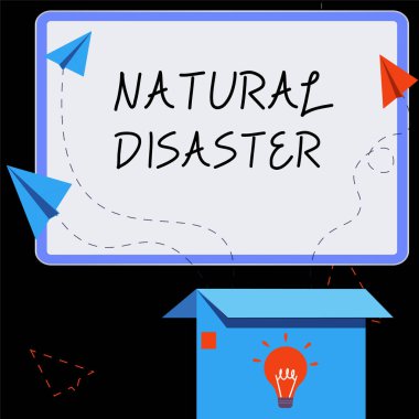 Kavramsal gösterim Doğal Felaket, iş yaklaşımı doğada ve doğal nedenlerden meydana geliyor.