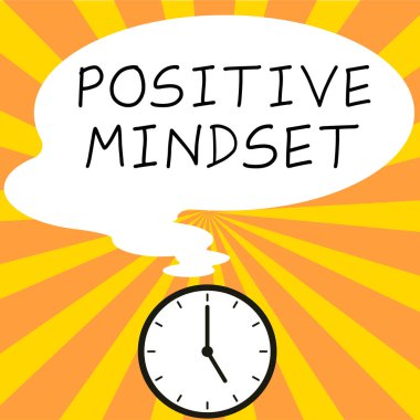 Işıltılı tarafa odaklanan olumlu zihniyet, internet kavramsal ve duygusal tavır göstergesi