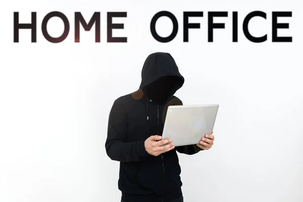 Handwriting Text Home Office Business Overview Space Designated Persons Residence — Foto Stock