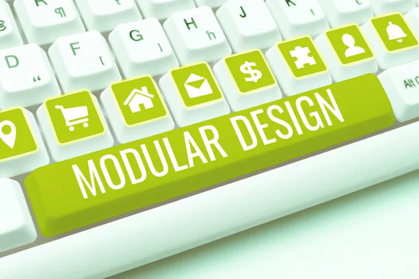 Inspiration Showing Sign Modular Design Business Concept Product Designing Produce — Stok fotoğraf