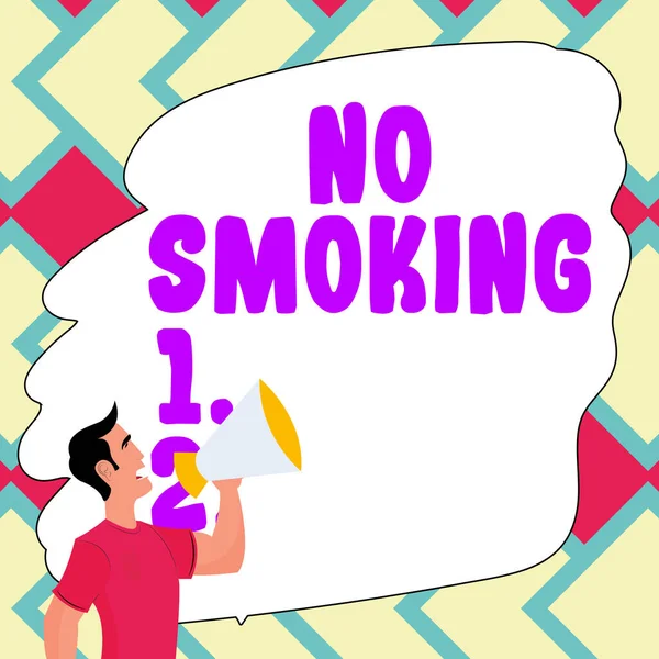 Escrevendo Exibindo Texto Smoking Palavra Escrito Sobre Uso Tabaco Proibido — Fotografia de Stock