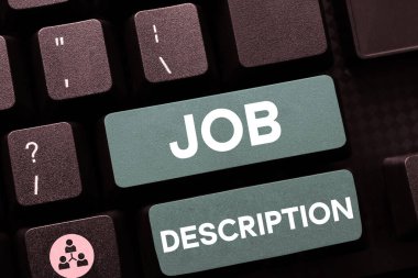 Kavramsal başlık Görev Tanımı, İş Konsepti Bir konumun sorumluluklarını açıklayan bir belge