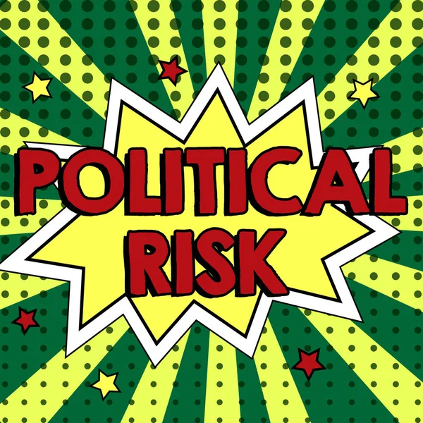 Написання Тексту Політичний Ризик Концепція Означає Комунікація Людина Яка Досліджує — стокове фото