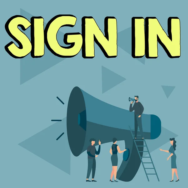 Sign Displaying Sign Internet Concept Write Your Name Form Entering — Stock Fotó