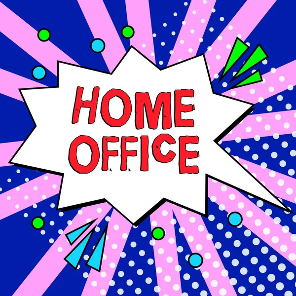 Handwriting Text Home Office Business Overview Space Designated Persons Residence — Foto de Stock