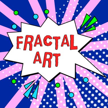 Hand writing sign Fractal Art, Concept meaning the place or section of a website that is used for public discussion