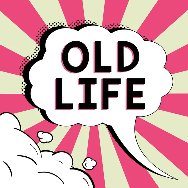 Inspiration Showing Sign Old Life Business Showcase Way Some Important — Fotografia de Stock