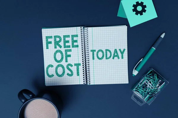 Conceptual Caption Free Cost Business Concept Price Trial Version Sample — Fotografia de Stock