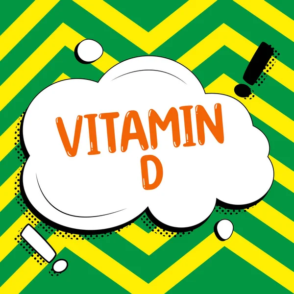 Writing Displaying Text Vitamin Internet Concept Nutrient Responsible Increasing Intestinal — Foto Stock