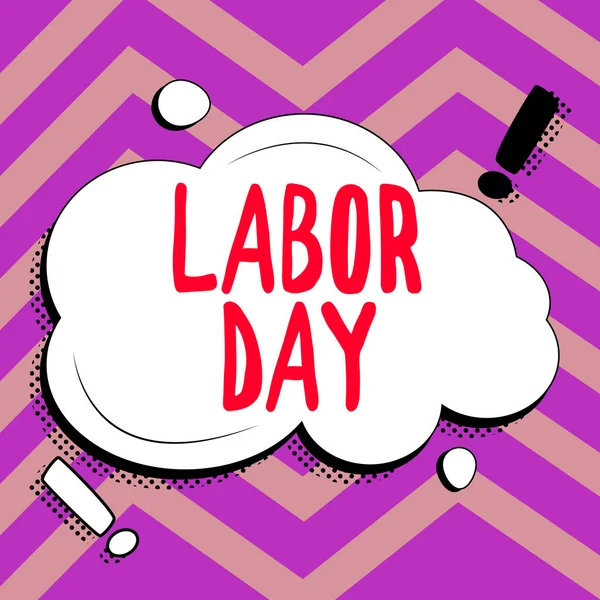 Conceptual display Labor Day, Business overview an annual holiday to celebrate the achievements of workers