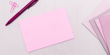 Image with school supplies, stickers, notebooks Important message