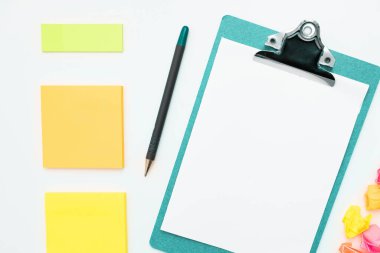 Paper Wraps Placed Around Important Information. Crumpled Memos With Data.