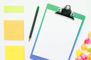 Paper Wraps Placed Around Important Information. Crumpled Memos With Data.