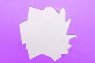 Important Information Written Under Ripped Piece Of Paper. New Ideas Shown.