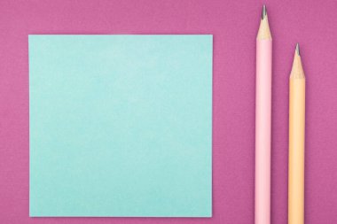 Important Message Written On Piece Of Paper. Photo Of Office Supplies.