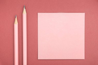 Important Message Written On Piece Of Paper. Photo Of Office Supplies.