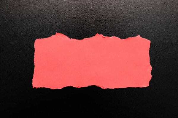 Important Information Written Under Ripped Piece Of Paper. New Ideas Shown.