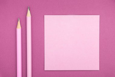 Important Message Written On Piece Of Paper. Photo Of Office Supplies.