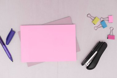 Important Message Written On Piece Of Paper. Photo Of Office Supplies.