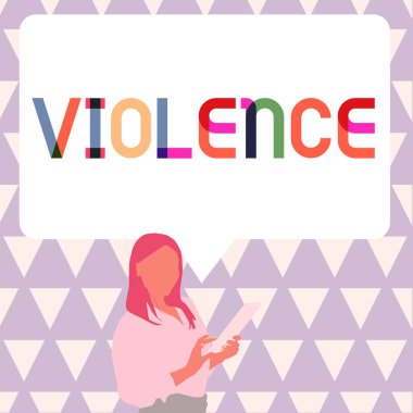 Conceptual caption Violence, Business approach the use of physical force to injure, abuse, damage or destroy